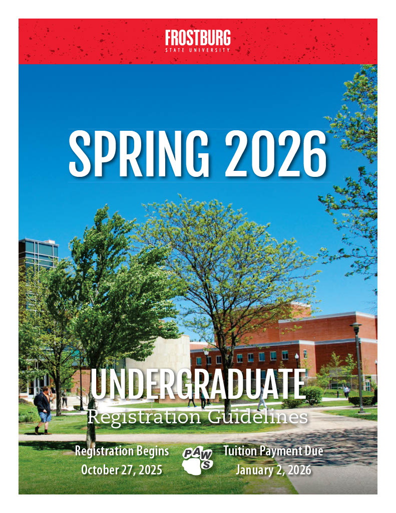 Spring 2026 Undergraduate Scheduline Guidelines Cover